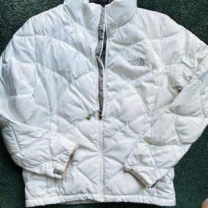 The North Face Women's White Puffer Jacket